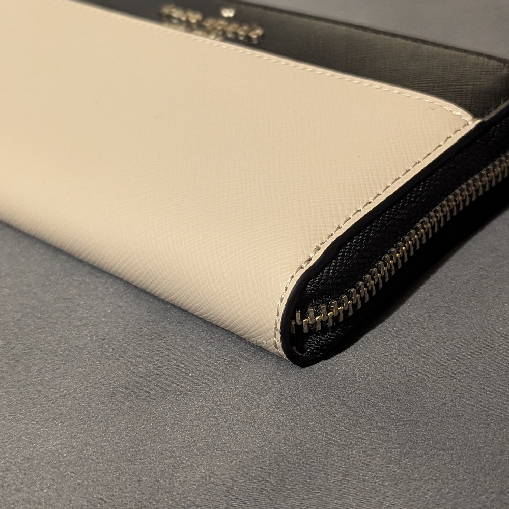 Kate Spade Black and Cream Wallet - Picture 5 of 11